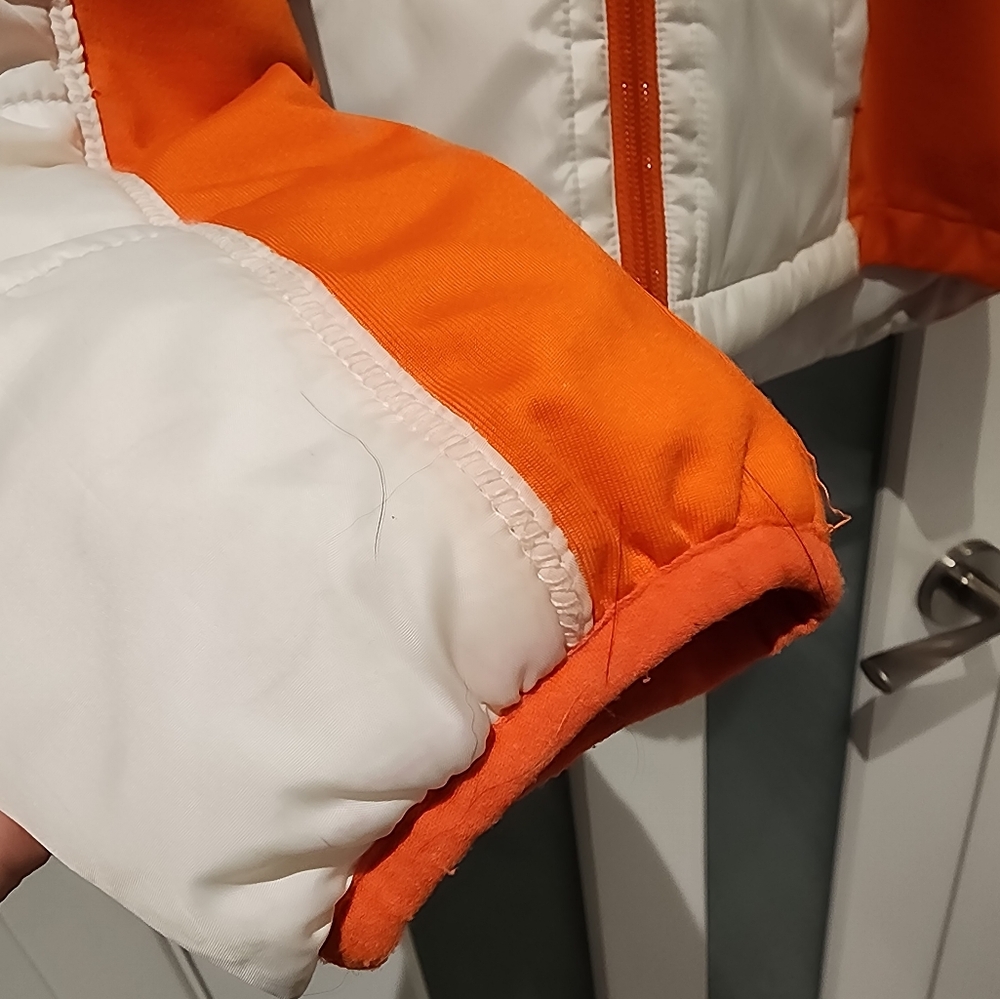 Oilers Puffer Vest Jacket - Sz Small - Picture 5 of 9